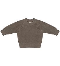 That's Mine Trja - Flo Sweater - Earth Brown Melange