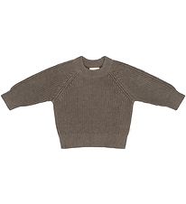 That's Mine Blouse - Flo Sweater - Earth Brown Melange