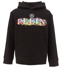 Philipp Plein Hoodie - Black w. Logo/Print