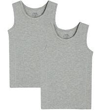Hust and Claire Undershirt - Falcon - 2-Pack - Grey Melange