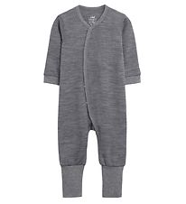 Hust and Claire Onesie l/ - Mobi - Ull- Gr Melange