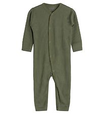 Hust and Claire Onesie l/ - Messi - Rib - Ull - Dusty Green
