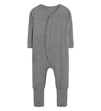 Hust and Claire Onesie - Mulle - Bambu - Gr Melange