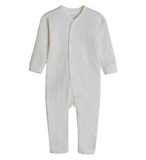 Hust and Claire Onesie - Messi - Rib - Ull - Off White