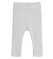 Hust and Claire Leggings - Lee - Rib - Ull - Off White