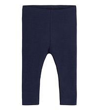 Hust and Claire Leggings - Lee - Rib - Wool - Navy