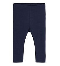 Hust and Claire Leggings - Lee - Rib - Ull - Marinblå