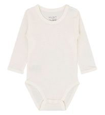 Hust and Claire Bodysuit l/s - Bo - Wool - Off White