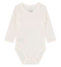 Hust and Claire Bodysuit l/s - Bo - Wool - Off White