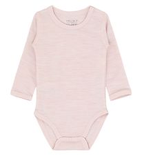 Hust and Claire Bodysuit l/s - Bo - Wool - Pink
