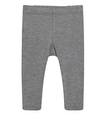 Hust and Claire Leggings - Luc - Bambu - Grå Melange