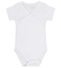 Hust and Claire Romper s/s - Broodje - Bamboe - Wit