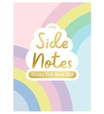 Ooly Sticky Notes Book - Side Notes - Pastel Rainbows