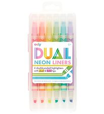Ooly Highlighters - 6 pcs - Dual Liner Neon Highlighter