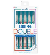 Ooly Markers - 5 Pcs - Seeing Double Fine Double Tip Markers