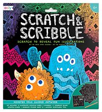 Ooly Scratch & Scribble Set - Monster Vänner