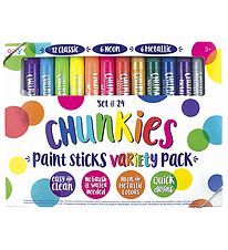 Ooly Markers - 24 Pcs - Chunkies Paint Sticks Variety - BIG