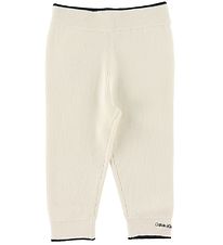 Calvin Klein Trousers - Rib - Contrast - Ivory