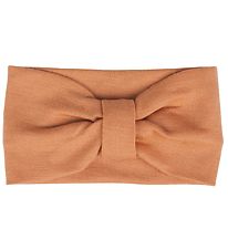 Voksi Bandeau - Laine - 2 Couches - Grs Peach av. Noeud Papillo