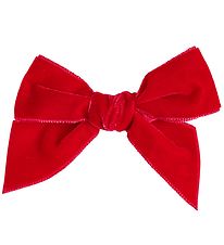 Condor Hair Clip - Velvet - Bow - 10x10 cm - Red