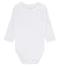 Hust and Claire Bodysuit l/s - Buller - Bamboo - White