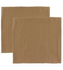 Cam Cam Muslinfiltar - 72x72 cm - 2-pack - Camel