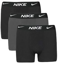 Nike Boxershorts - Dri-Fit Essential - 3-pack - Black/Dark Grey