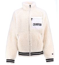 Champion Fashion Fleece Jacket - Full Zip Top - White