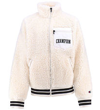 Champion Fashion Flísjakki - Full zip Efst - Hvítt
