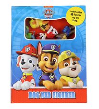 Karrusel Forlag Book - Paw Patrol - 4 Toy Figurine And Book