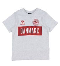 Hummel T-Shirt - DBU - hmlHoera - Grijs Gevlekt