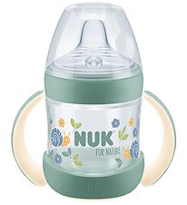Nuk Drinking cup w. Handle and Spout Lid - 150 mL - Lining Natur