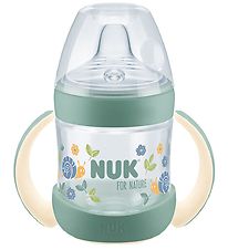 Nuk Drinking cup w. Handle and Spout Lid - 150 mL - Lining Natur