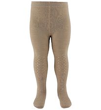 DT Denmark Non-Slip Tights - Wool - Taupe
