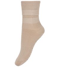 DT Denmark Socks - Non-Slip - Taupe