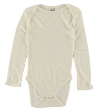Smallstuff Bodysuit æ/s - Drop Needle - Off White