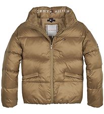 Tommy Hilfiger Gevoerde Jas - Boxy glanzend Puffer