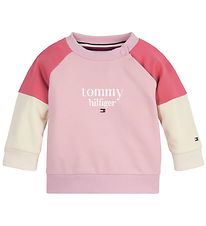 Tommy Hilfiger Sweatshirt - Baby Logo Ronde hals - Empire Roze
