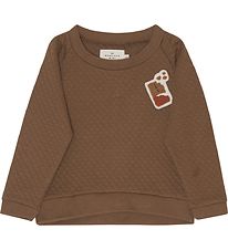 Monsieur Mini -Sweatshirt - Quilted - Chocolate
