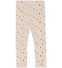 Monsieur Mini Leggingsit - Mini Chocolate - Off White