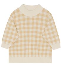 Monsieur Mini Blouse - Knitted - Gingham - Moss/Offwhite