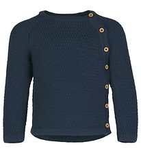 Voksi Cardigan - Wol - Poppy Blue