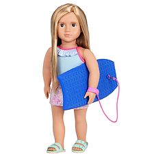 Our Generation Puppe - 46 cm - Ivana m. Surfbrett