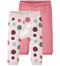 Name It Joggingbuxur - 2 Pakki - NbfOfane - Burnished Lilac