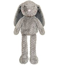 Teddykompaniet Peluche - Lapins Vera - 38 cm - Tissu Gaufr Gris