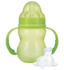 Nuby Feeding Bottle w. Handle and Spout - 240ml - Green