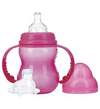 Nuby Feeding Bottle w. Handle and Spout - 240ml - Pink