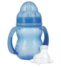 Nuby Feeding Bottle w. Handle and Spout - 240ml - Blue