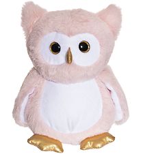 Het teddybedrijf Knuffel - Lichtgevend Uil - Roze