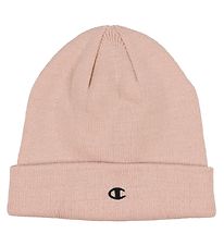 Champion Beanie - Junior - Knitted - Pink w. Logo